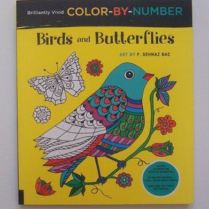 Birds and Butterflies COLOR-BY-NUMBER